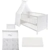 roba Kinderbettset Dream Big, 70 x 140 cm, weiß - B-Ware neuwertig