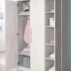 roba Kleiderschrank 'Maren 2', 3-türig, Lichtgrau/weiß - B-Ware neuwertig