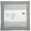 roba Krabbeldecke 'Heartbreaker', 100 x 100 cm, Spiel-/ Laufgittereinlage, grau - B-Ware neuwertig