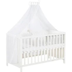 roba Multifunktionsbett mit Beistellfunktion RK0176W-16V191, 60x120 cm, weiß - B-Ware sehr gut