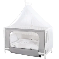 roba Room Bed 'Fox & Bunny', 60 x 120 cm, höhenverstellbar - B-Ware sehr gut