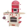 roba Spielküche, aus Holz, weiß/rot - B-Ware sehr gut