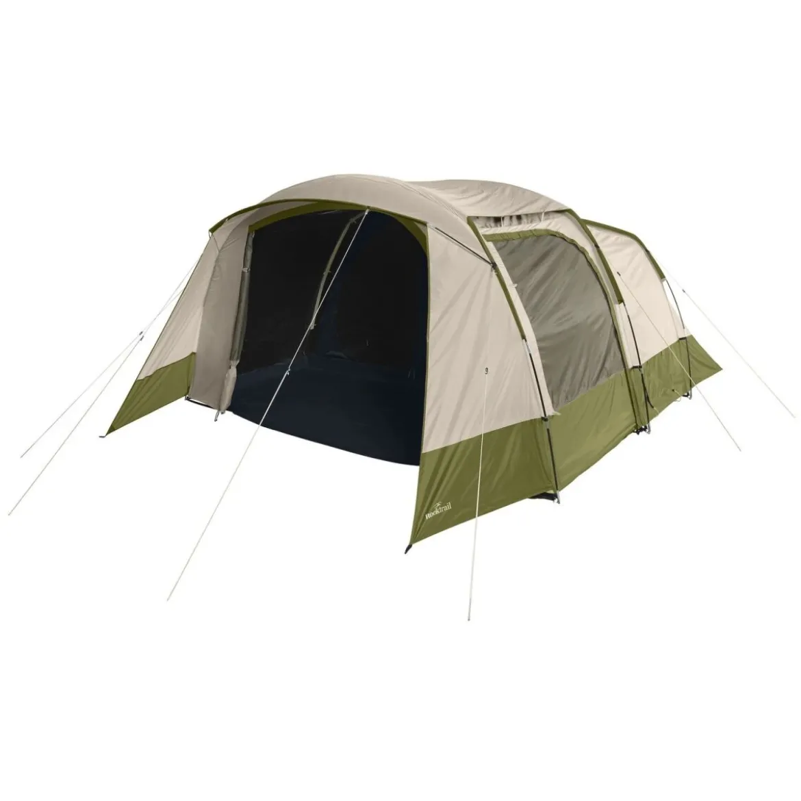 ROCKTRAIL Verdunkeltes Familien-Campingzelt, mit 2 Kabinen, für 5 Personen - B-Ware gut