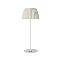 SANSIBAR LED-Akku-Tischleuchte mit USB und Touchdimmer (Beige) - B-Ware neuwertig