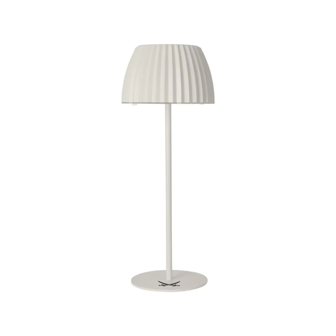 SANSIBAR LED-Akku-Tischleuchte mit USB und Touchdimmer (Beige) - B-Ware neuwertig