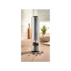 SILVERCREST® Elektrische Salz- oder Pfeffermühle »SSPM 6 B1« (Silber) - B-Ware sehr gut