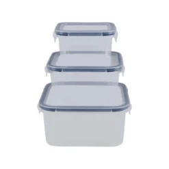 SILVERCREST® Frischhaltedosen-Set, 6-teilig (quadratisch & rund) - B-Ware sehr gut