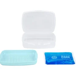 SILVERCREST® Kühl-Lunchboxen/ Kühl-Partycontainer/ Kühl-Tortenglocke (Kühl-2er Set) - B-Ware sehr gut