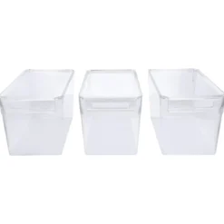 SILVERCREST® Kühlschrank Organizer mit Deckel, 3er Set - B-Ware