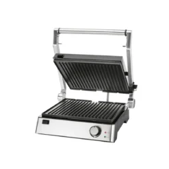 SILVERCREST® KITCHEN TOOLS Kontaktgrill SKGE 2000 D3, 180° aufklappbar - B-Ware
