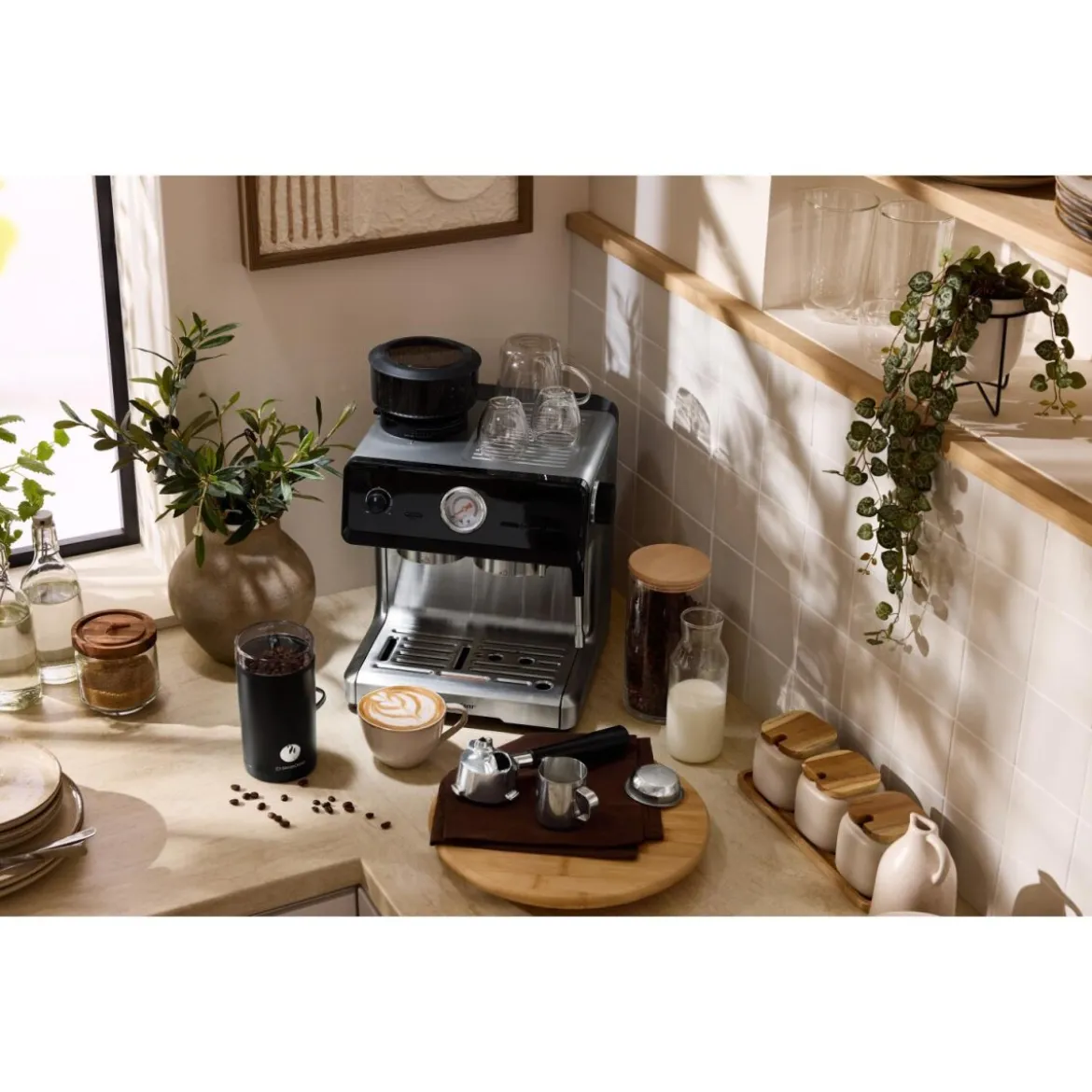 SILVERCREST® Premium-Espressomaschine »SEMST 1500 A1« - B-Ware