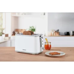 SILVERCREST® Toaster STEC 1050 B1, weiß - B-Ware neuwertig
