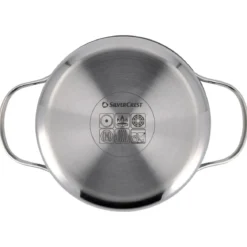 SILVERCREST® Topf-Set, 5-teilig, Edelstahl, Premium (Glasdeckel) - B-Ware sehr gut