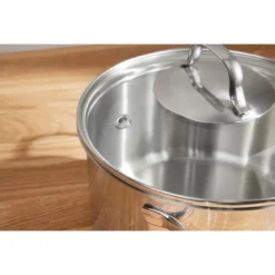 SILVERCREST® Topf-Set, 5-teilig, Edelstahl, Premium (Glasdeckel) - B-Ware sehr gut
