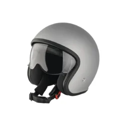 ULTIMATE SPEED® Jethelm, mit Visier, Gr. M (silber/grau matt) - B-Ware gut
